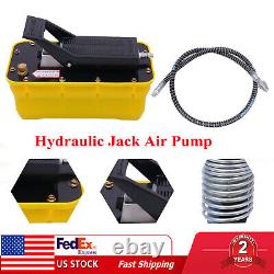 10,000 PSI Hydraulic Air Foot Pedal Pump For Auto Body Frame Machines Press