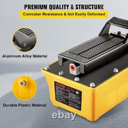 10,000 PSI Hydraulic Foot Pump Aviation Aluminum Pump Core and Plastic Shell