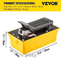 10,000 PSI Hydraulic Foot Pump Aviation Aluminum Pump Core and Plastic Shell