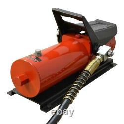 10,000 PSI Pneumatic Hydraulic Pump AF2 Electric Foot Pumper 48 Hose & Coupler