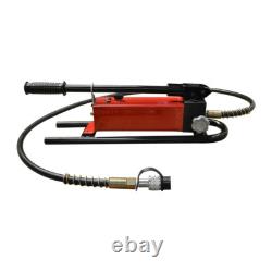 10,000 PSI Pneumatic Hydraulic Pump MH2 Electric Hand Pumper 72 Hose & Coupler