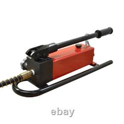 10,000 PSI Pneumatic Hydraulic Pump MH2 Electric Hand Pumper 72 Hose & Coupler