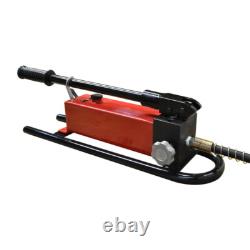 10,000 PSI Pneumatic Hydraulic Pump MH2 Electric Hand Pumper 72 Hose & Coupler