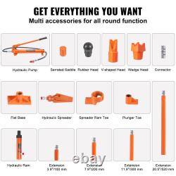 10/12 Ton Hydraulic Jack Air Pump Lift Ram Body Frame Porta Power Repair Kits