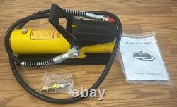 10 Ton Air Hydraulic Pump 10,000 PSI Porta Power Hydraulic Air Foot Pump Control