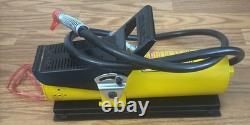 10 Ton Air Hydraulic Pump 10,000 PSI Porta Power Hydraulic Air Foot Pump Control