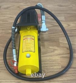 10 Ton Air Hydraulic Pump 10,000 PSI Porta Power Hydraulic Air Foot Pump Control