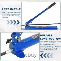 10 Ton Hydraulic Porta Power Jack Air Pump Lift Ram Body Frame Repair Kits Heavy