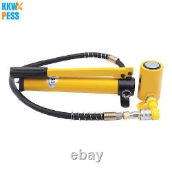 10 Ton Hydraulic Porta Power Jack Air Pump Lift Ram Body Frame Repair Kits Heavy