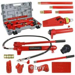 10 Ton Porta Power Air Pump Autobody Frame Repair Hydraulic Jack Tool Kits