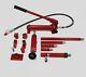 10 Ton Porta Power Hydraulic Jack Air Pump Lift Ram Body Frame Repair Kit Red