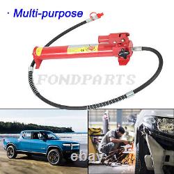 10 Ton Porta Power Hydraulic Jack Air Pump Lift Ram Repair Tool Kit Auto Body