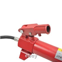 10 Ton Porta Power Steel Hydraulic Jack Air Pump Lift Ram Frame Repair Kit Truck