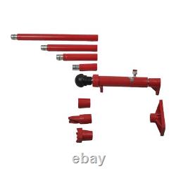 10 Ton Porta Power Steel Hydraulic Jack Air Pump Lift Ram Frame Repair Kit Truck