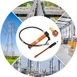 10 Tons Hydraulic Jack Pump Ram Cylinder Manual Hydraulic Hand Pump Low Profile