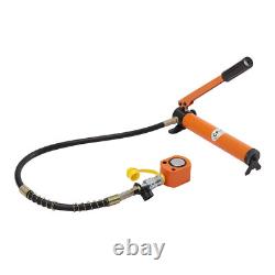 10 Tons Hydraulic Jack Pump Ram Cylinder Manual Hydraulic Hand Pump Low Profile
