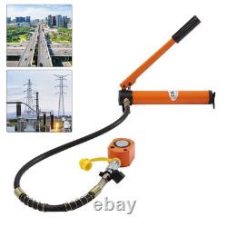 10 Tons Hydraulic Jack Pump Ram Cylinder Manual Hydraulic Hand Pump Low Profile