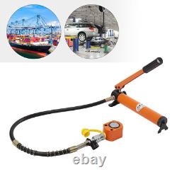 10 Tons Hydraulic Jack Pump Ram Cylinder Manual Hydraulic Hand Pump Low Profile