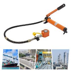 10 Tons Hydraulic Jack Pump Ram Cylinder Manual Hydraulic Hand Pump Low Profile