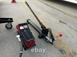 10 ton Auto Body Frame Machine Puller Straightener with Air Hydraulic Pump