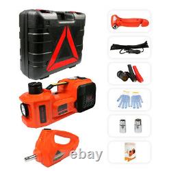 12V 5Ton Car Jacks Electric Hydraulic Floor Jack Air Inflator Pump Impact Wrench