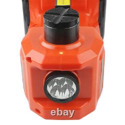 12V 5Ton Car Jacks Electric Hydraulic Floor Jack Air Inflator Pump Impact Wrench