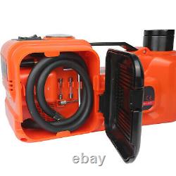 12V 5Ton Car Jacks Electric Hydraulic Floor Jack Air Inflator Pump Impact Wrench