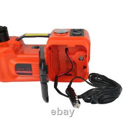 12V 5Ton Car Jacks Electric Hydraulic Floor Jack Air Inflator Pump Impact Wrench