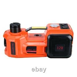 12V 5 Ton Car Electric Hydraulic Floor Jack Lift Air Compressor Pump 135-360mm