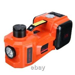 12V 5 Ton Car Electric Hydraulic Floor Jack Lift Air Compressor Pump 135-360mm