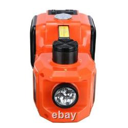 12V 5 Ton Car Electric Hydraulic Floor Jack Lift Air Compressor Pump 135-360mm