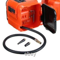 12V 5 Ton Car Electric Hydraulic Floor Jack Lift Air Compressor Pump 135-360mm