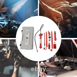 12 Ton Hydraulic Jack Air Pump Lift Ram Body Frame Porta Power Kit Heavy Duty