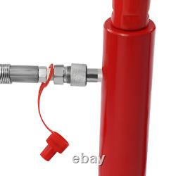 12 Ton Hydraulic Jack Air Pump Lift Ram Body Frame Porta Power Kit Heavy Duty