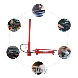 12 Ton Hydraulic Jack Air Pump Lift Ram Body Frame Porta Power Kit Heavy Duty