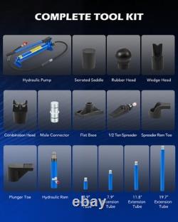 12 Ton Hydraulic Jack Air Pump Lift Ram Body Frame Porta Power Repair Kits OMT