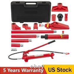 12 Ton Hydraulic Jack Air Pump Lift Ram Body Frame Porta Power Repair Kits RED