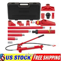 12 Ton Hydraulic Jack Air Pump Lift Ram Body Frame Porta Power Repair Kits RED