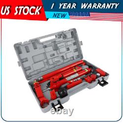 12 Ton Hydraulic Jack Body Frame Porta Power Repair Kit Tools Air Pump Lift Ram