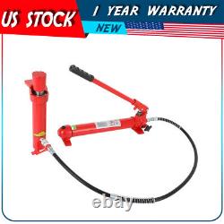 12 Ton Hydraulic Jack Body Frame Porta Power Repair Kit Tools Air Pump Lift Ram