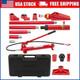 12 Ton Porta Power Hydraulic Jack Air Pump Lift Ram Auto Body Frame Repair Kit