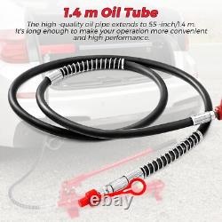 12 Ton Porta Power Hydraulic Jack Air Pump Lift Ram Auto Body Frame Repair Kit