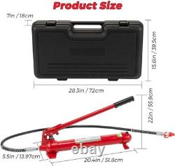 12 Ton Porta Power Hydraulic Jack Air Pump Lift Ram Body Frame Repair Kits