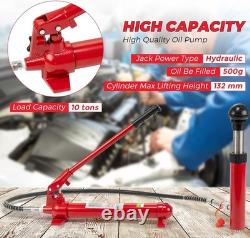 12 Ton Porta Power Hydraulic Jack Air Pump Lift Ram Body Frame Repair Kits