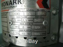 1/2 NPT Graco Monark 224-343 Air Powered Pump G13 (2519)