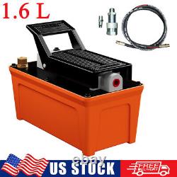 1.6L Air Hydraulic Pump 10000PSI Auto Body Shop Foot Pedal Pump Hydraulic Puller
