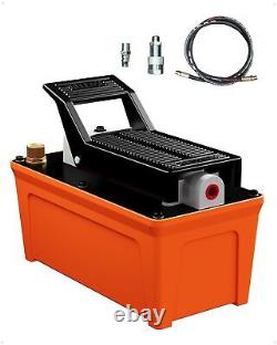 1.6L Air Hydraulic Pump 10,000PSI Auto Body Shop Foot Pedal High Pressure Pump