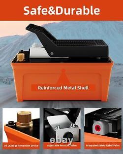 1.6L Air Hydraulic Pump 10,000PSI Auto Body Shop Foot Pedal High Pressure Pump