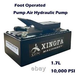 1.7L Foot Operated Pump Air Hydraulic Pump 10,000PSI Auto Body Shop