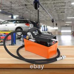 1.7L Pneumatic Air Hydraulic Pump 10000 PSI 3/8 Outlet 1/4 Inlet 6.6 Ft Hose